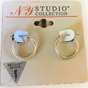 New York Studio Collection Gold Earrings